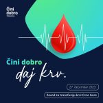 Prijave za narednu akciju dobrovoljnog davanja krvi- 27.12.