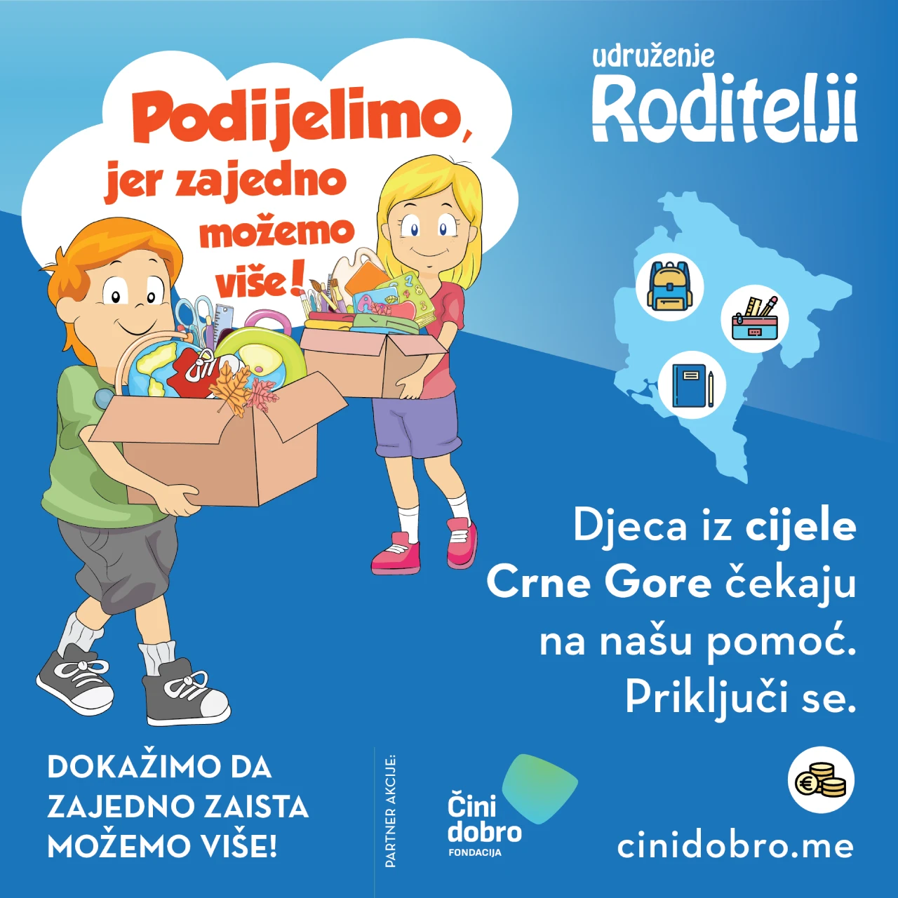 Podijelimo, jer zajedno možemo više